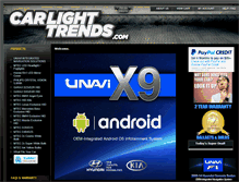 Tablet Screenshot of carlighttrends.com